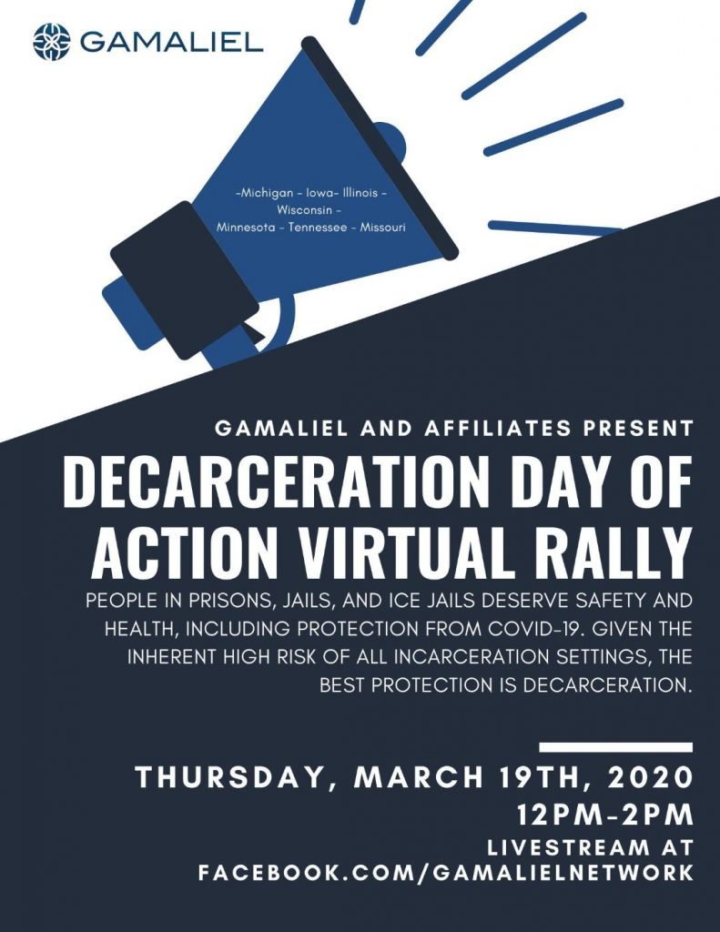 Decarceration Day of of Action Virtual Rally