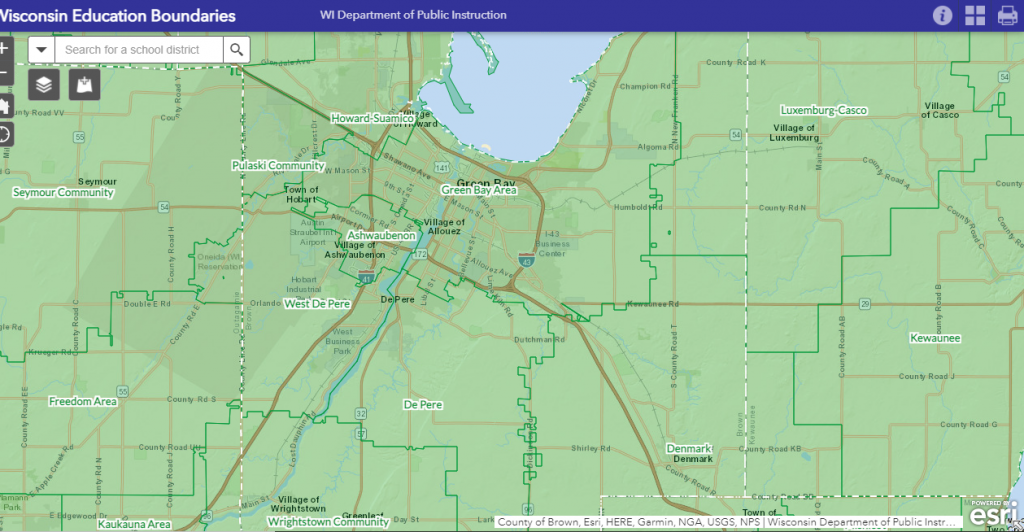 Shool District map